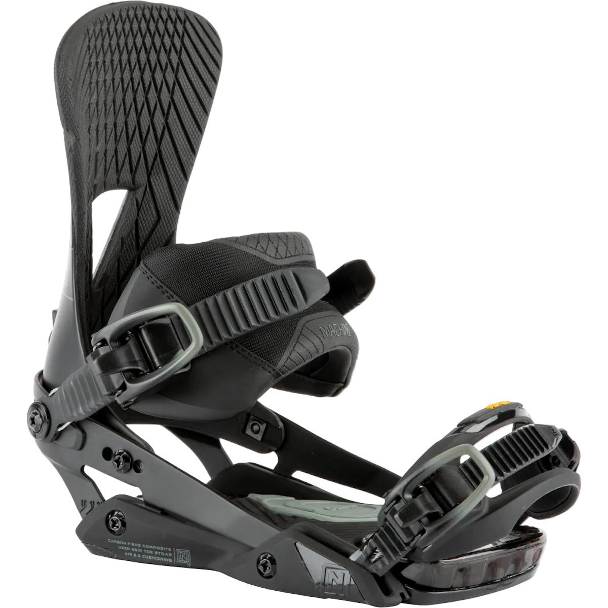 nitro machine snowboard binding Snowboard bindings NITRO MACHINE CARBON GREY – Evelostore