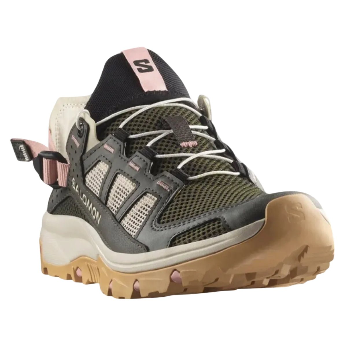 Salomon TECHAMPHIBIAN 5 Hiking Shoes – Wet Terrain Adventure, Peat