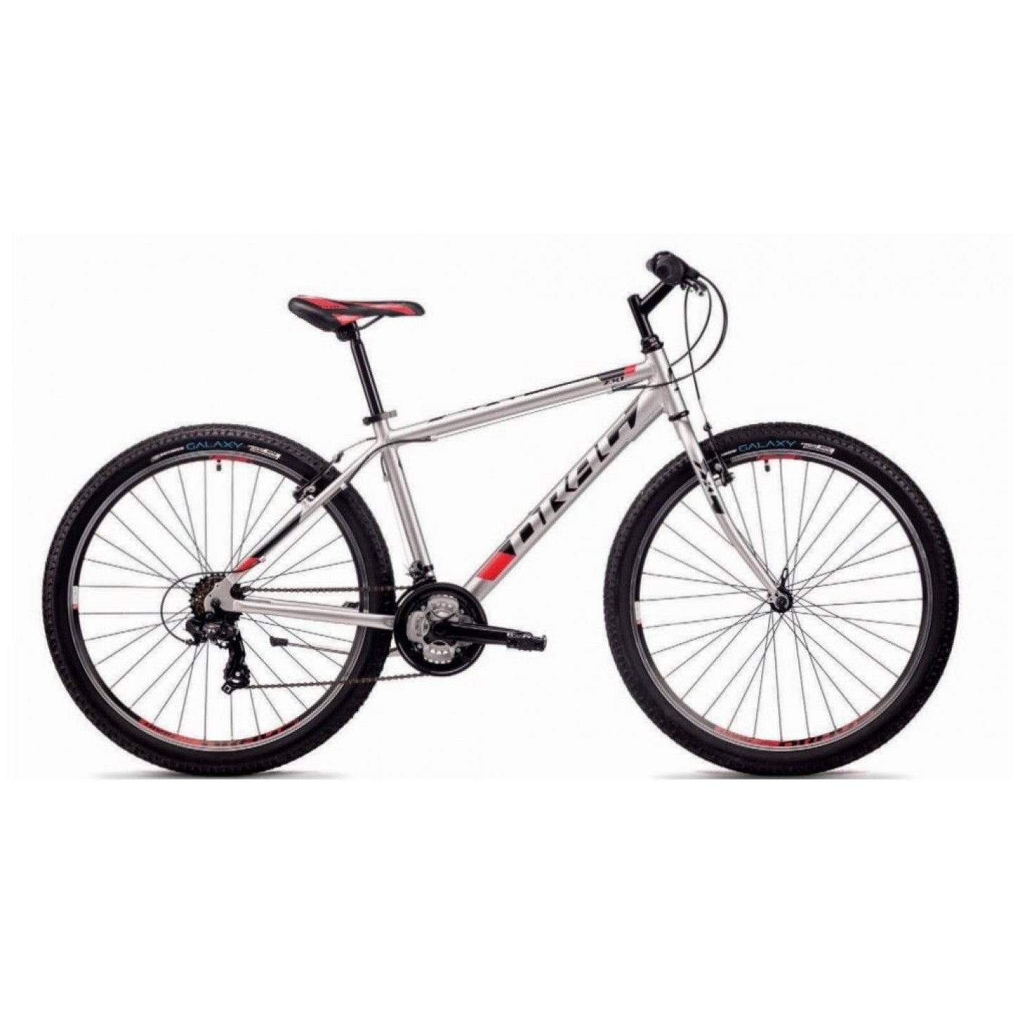 mountainbike silber DRAG 26 ZX1 14" Fahrrad – Silber, 21 Gänge