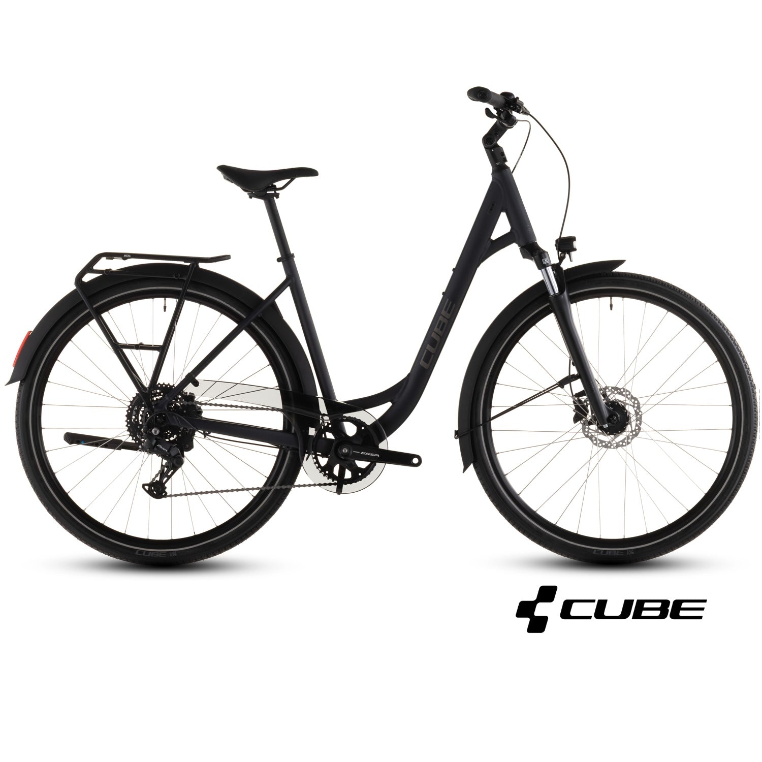 CUBE Touring ONE – Trekkingrad mit Shimano 1x8 – Evelostore
