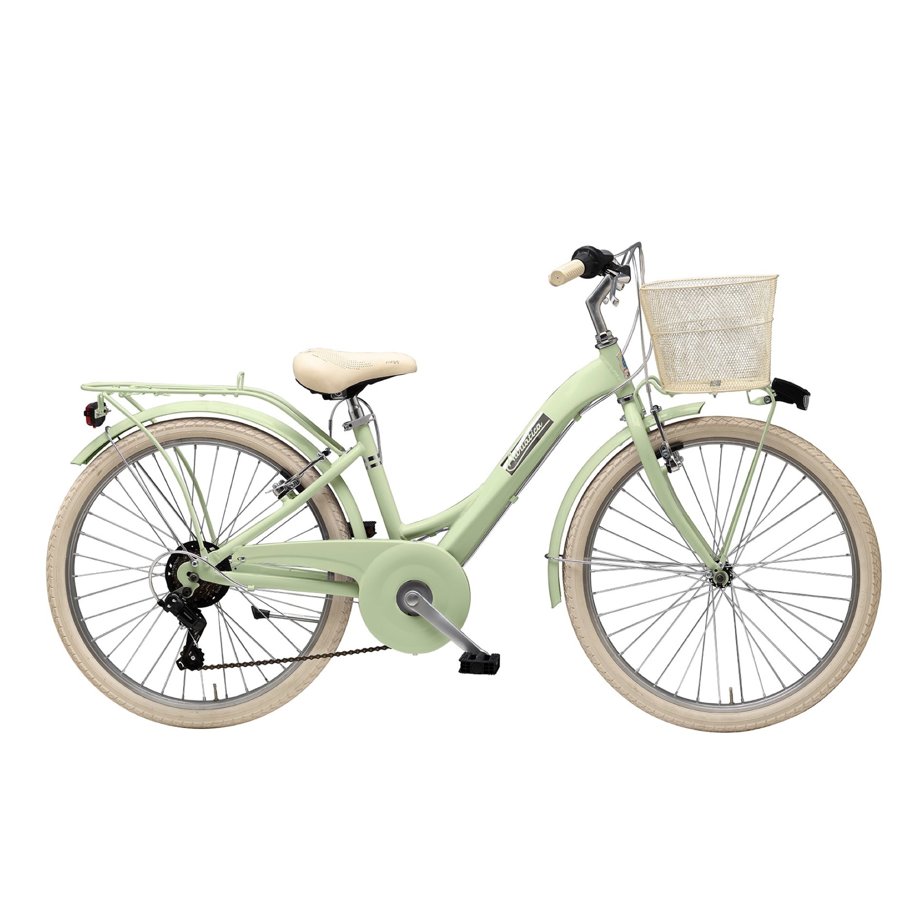 citybike primavera ADRIATICA Panda 24 Lady – Kinder-Citybike mit 6 Gängen – Evelostore