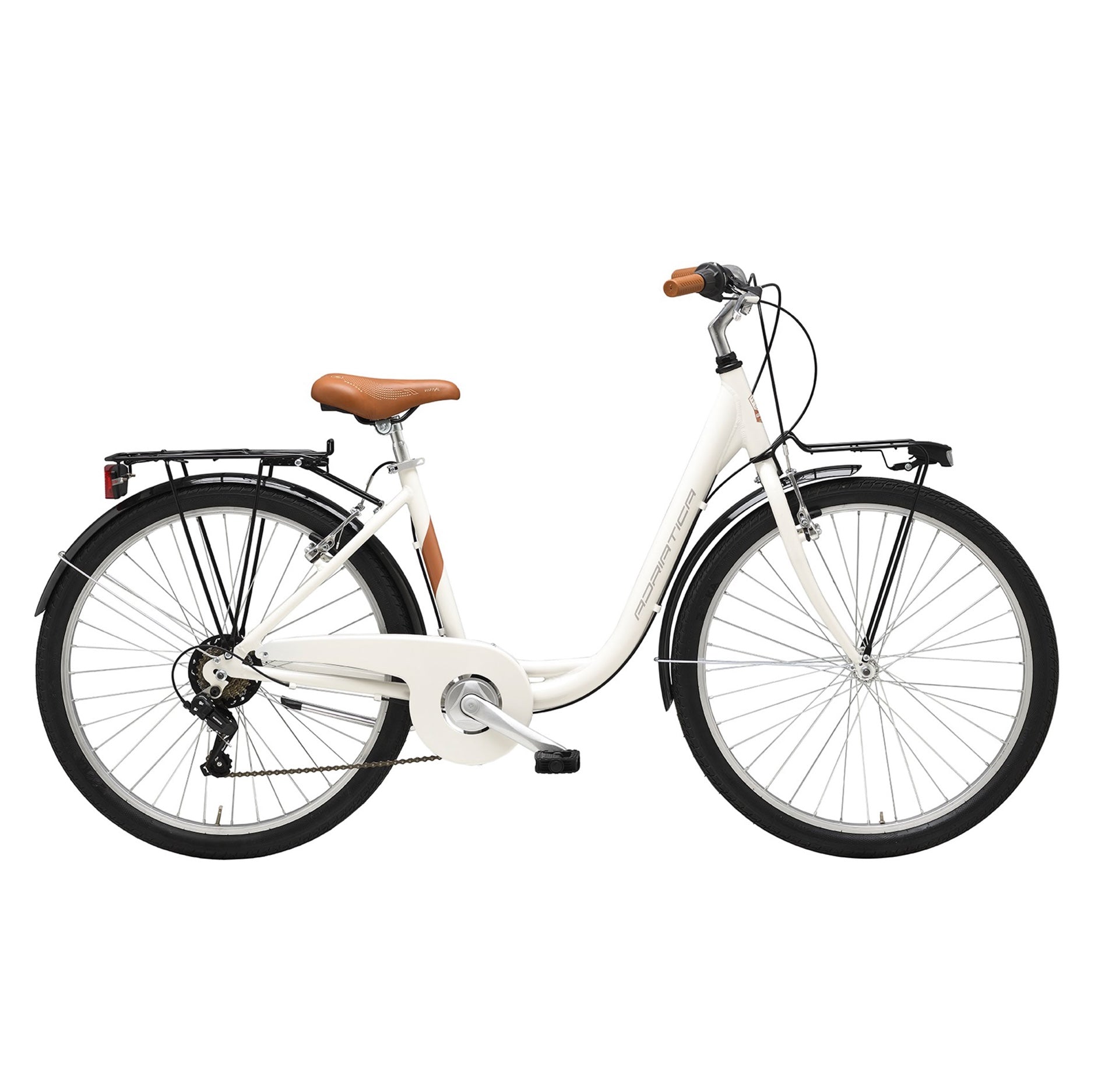 adriatica citybike Adriatica Cigno – Urban City Bike with 6 Speeds – Evelostore