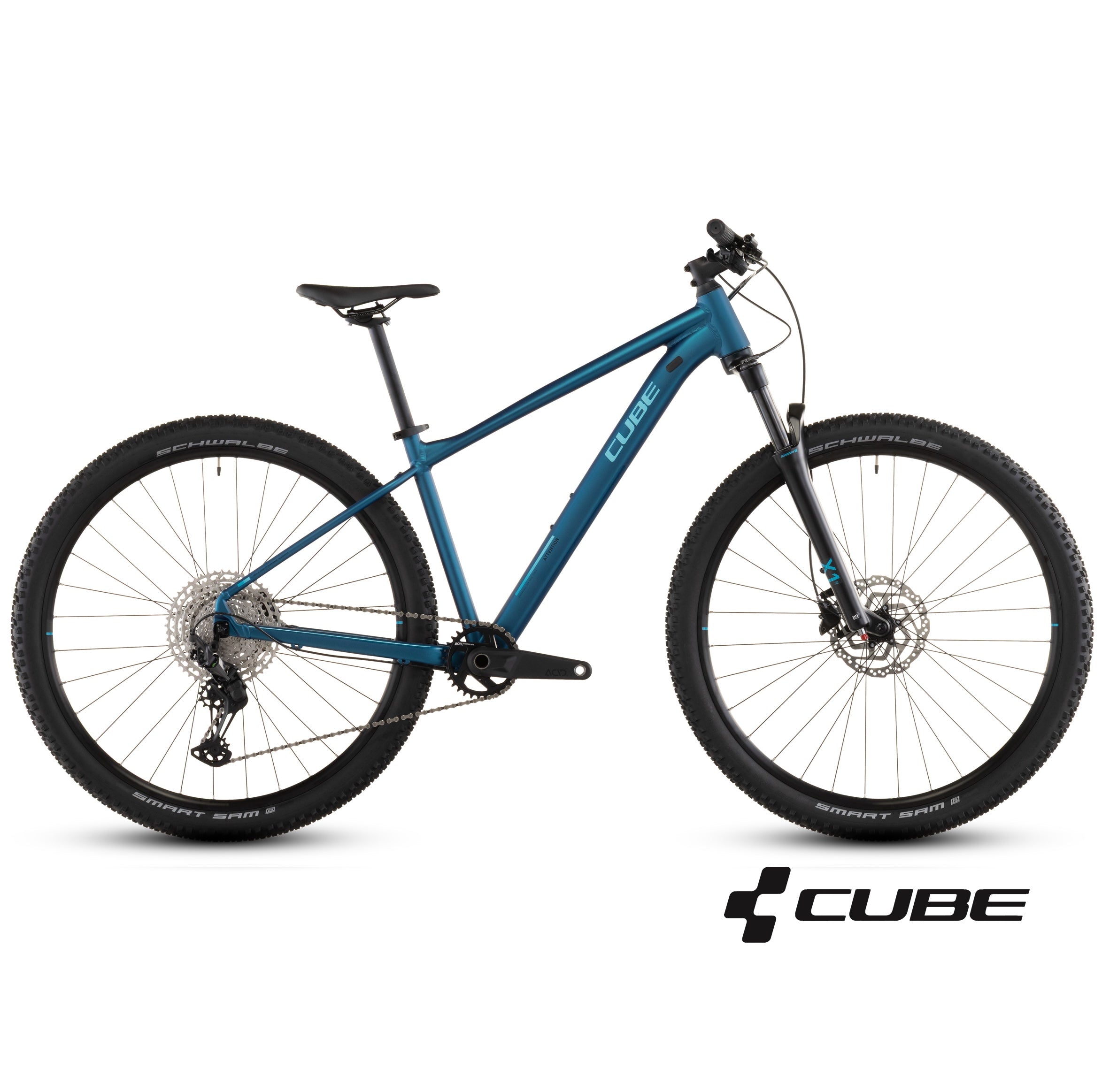 Cube Attention Pro – Leichtes Aluminium-MTB mit hydraulischen Scheibenbremsen – Evelostore