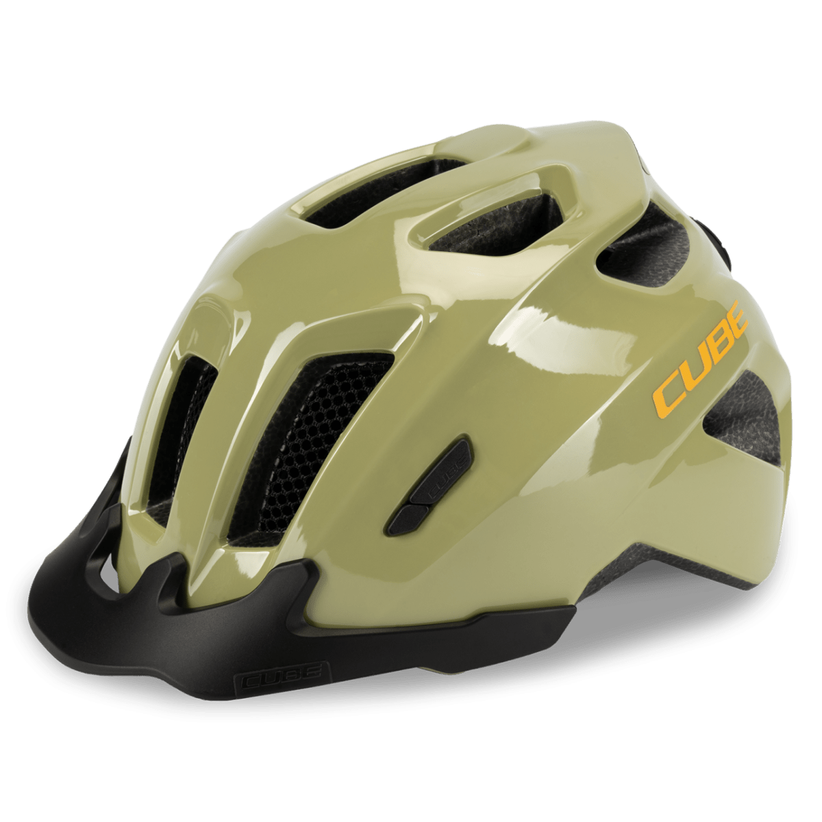 CUBE FINK Kinderhelm – oliv, MIPS Junior – Evelostore