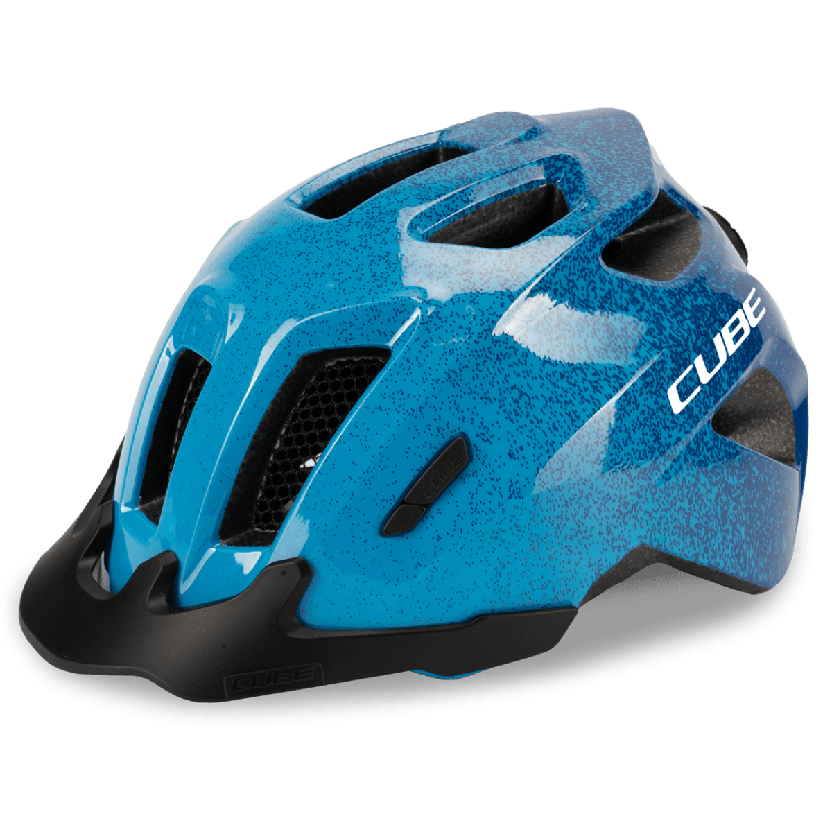 CUBE FINK Kinderhelm – blau, MIPS Junior – Evelostore
