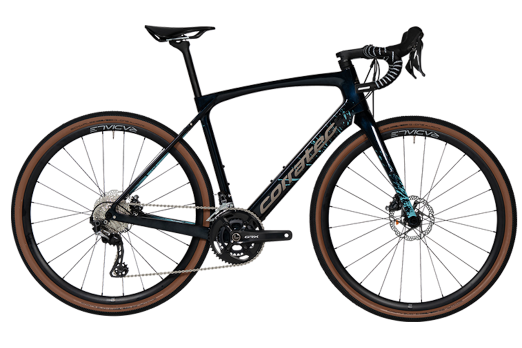 CORRATEC ALLROAD C2 gravel bicycle - black/blue 2024