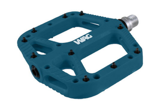 WAG FLAT pedals - blue