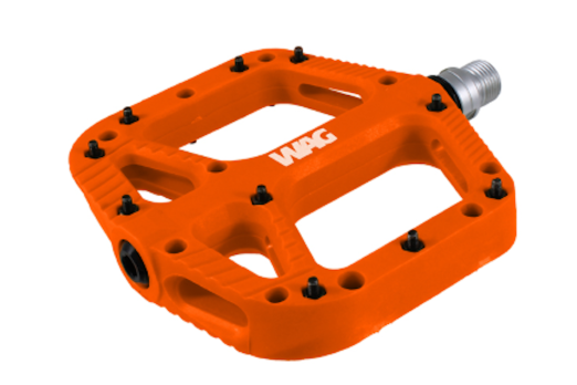 WAG FLAT pedals - orange
