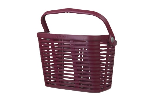 BELLELLI PLAZA STANDARD basket - plum red