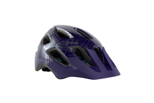 BONTRAGER TYRO YOUTH helmet - purple abyss/azure