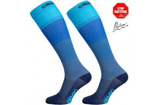 Eleven knee compression socks MONO blue