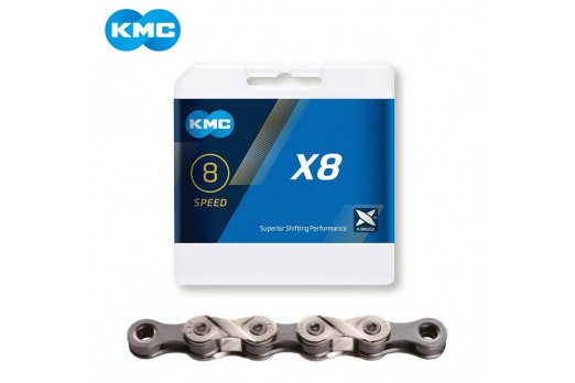 KMC chain X8 silver