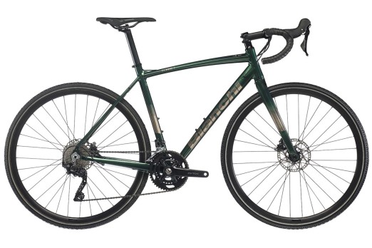 BIANCHI VIA NIRONE 7 ALLROAD gravel bicycle - green forest/bronze - 2023