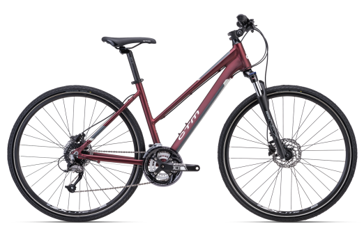 CTM BORA 2.0 sieviešu velosipēds - sarkans - 2023