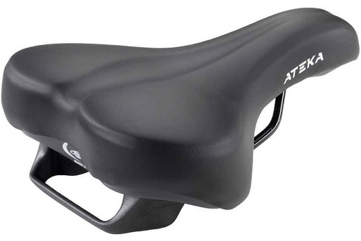 SELLE MONTE GRAPPA ATEKA WITH HANDLE 255X200MM saddle - black