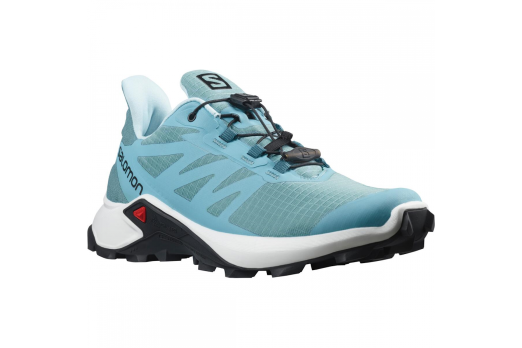 SALOMON SUPERCROSS 3 W trail running shoes - light blue/white