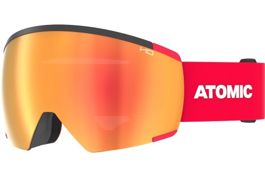 ATOMIC REDSTER WC HD W/RED HD C2-3 /XLENS YELLOW/BLUE HD C1-2/BLUE HD C1-2/CLEAR goggles - red