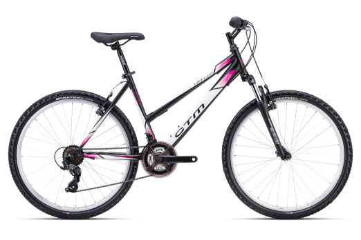 CTM STEFI 2.0 womens bike - black/pink 2023