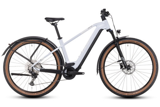 CUBE REACTION HYBRID PRO 750 ALLROAD elektro velosipēds - balts 2023