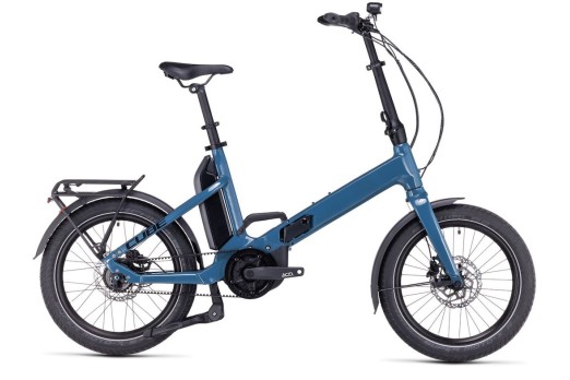 CUBE FOLD HYBRID 500 elektro velosipēds - zils 2023