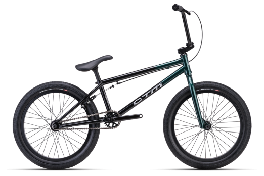 CTM POP CRMO BMX 20 velosipēds - melns/zaļš 2024