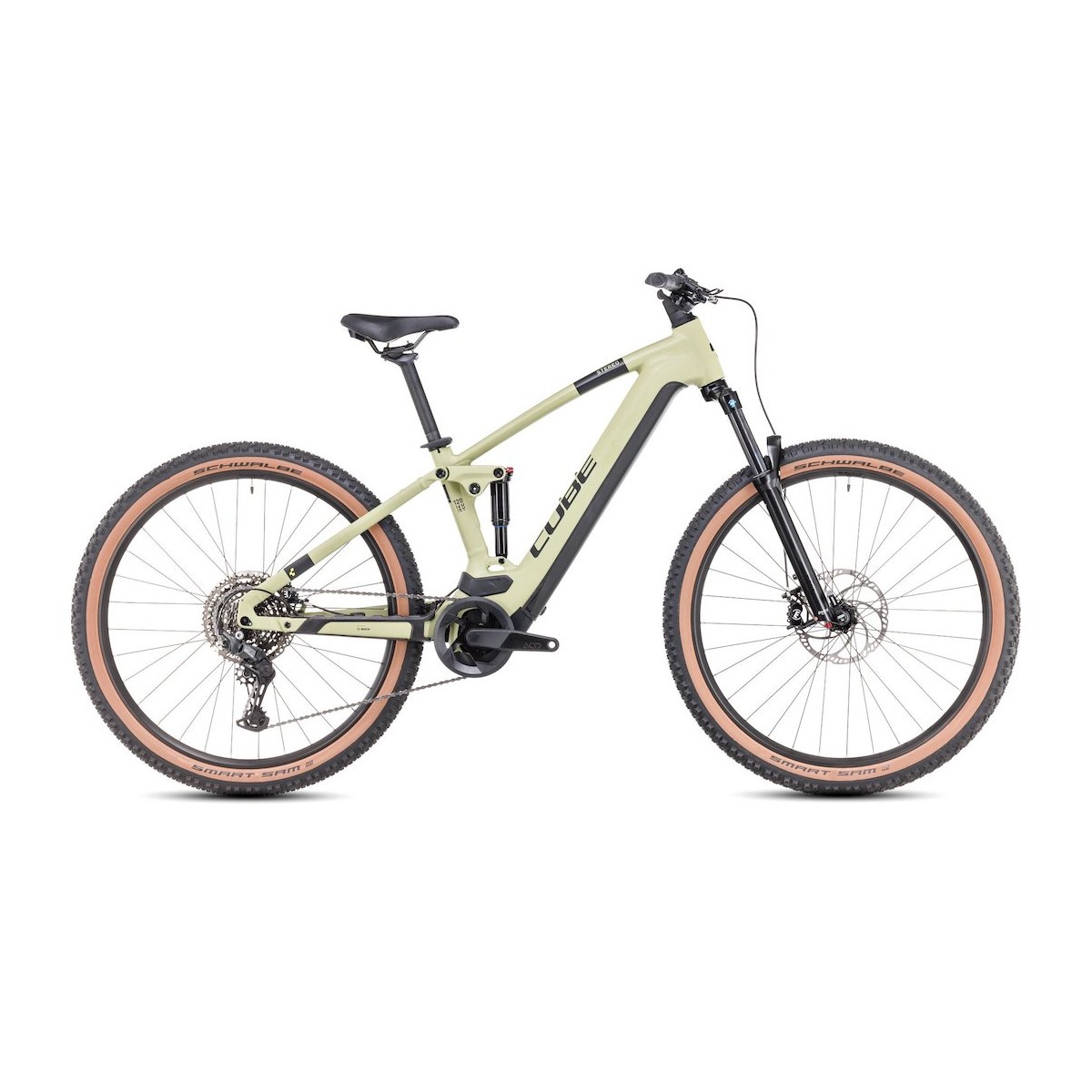 CUBE STEREO HYBRID 120 ONE 750 27.5 elektro velosipēds - olive/green 2024