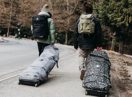 Weather-resistant snowboard travel bags designed to protect boards during transport