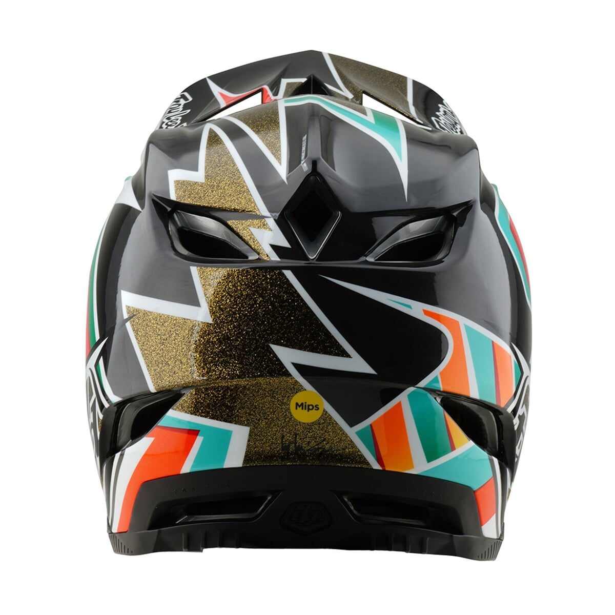 TROY LEE DESIGNS Cadres de Casque D4 Carbon MIPS - Noir/Or, 13926200