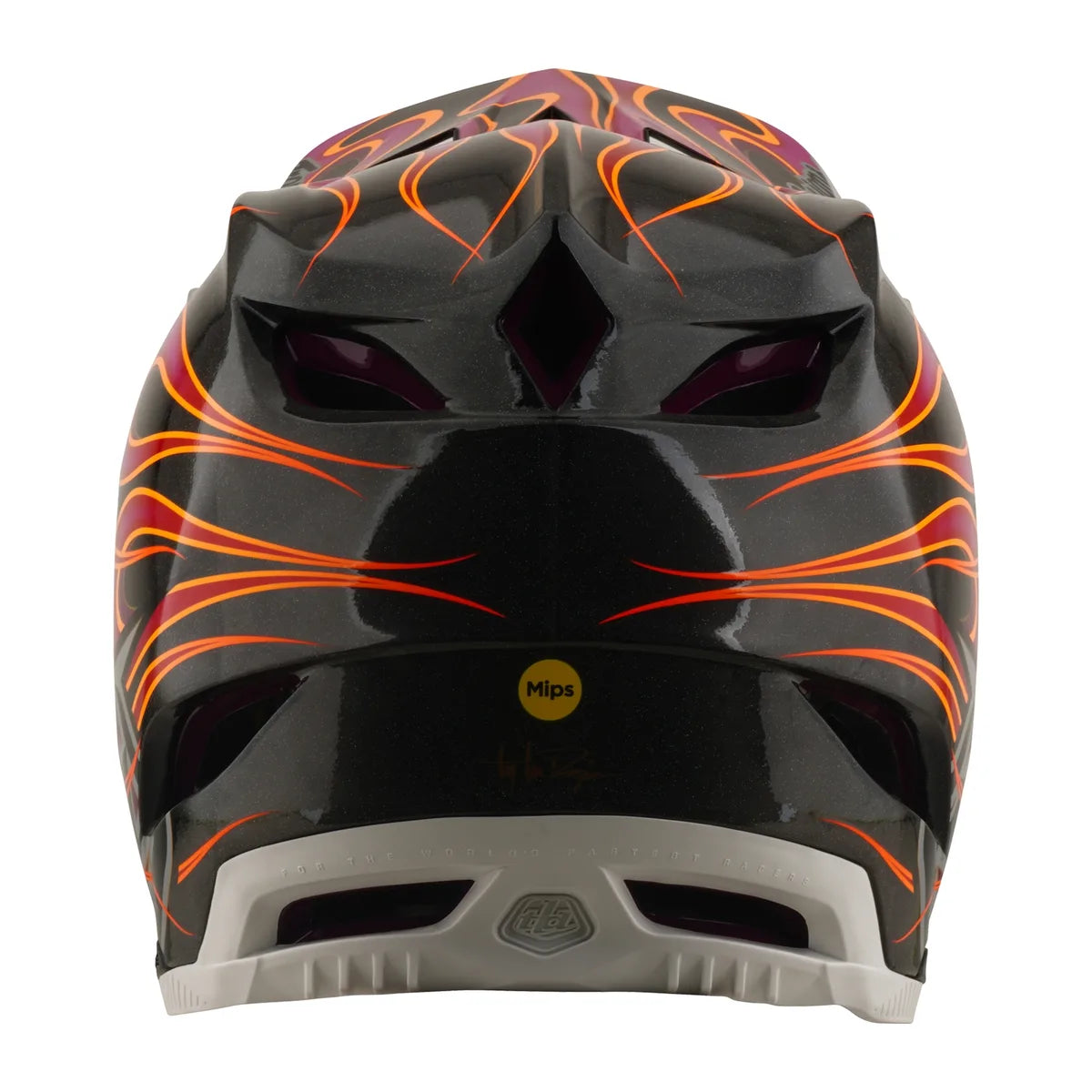 Casque TROY LEE DESIGNS D4 Carbon MIPS Torched - Carbone/Magenta, 13921201
