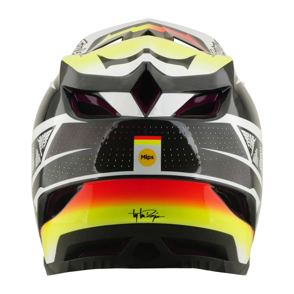 TROY LEE DESIGNS D4 Carbon MIPS šalmas – Juodas su pamušalu, 13902500