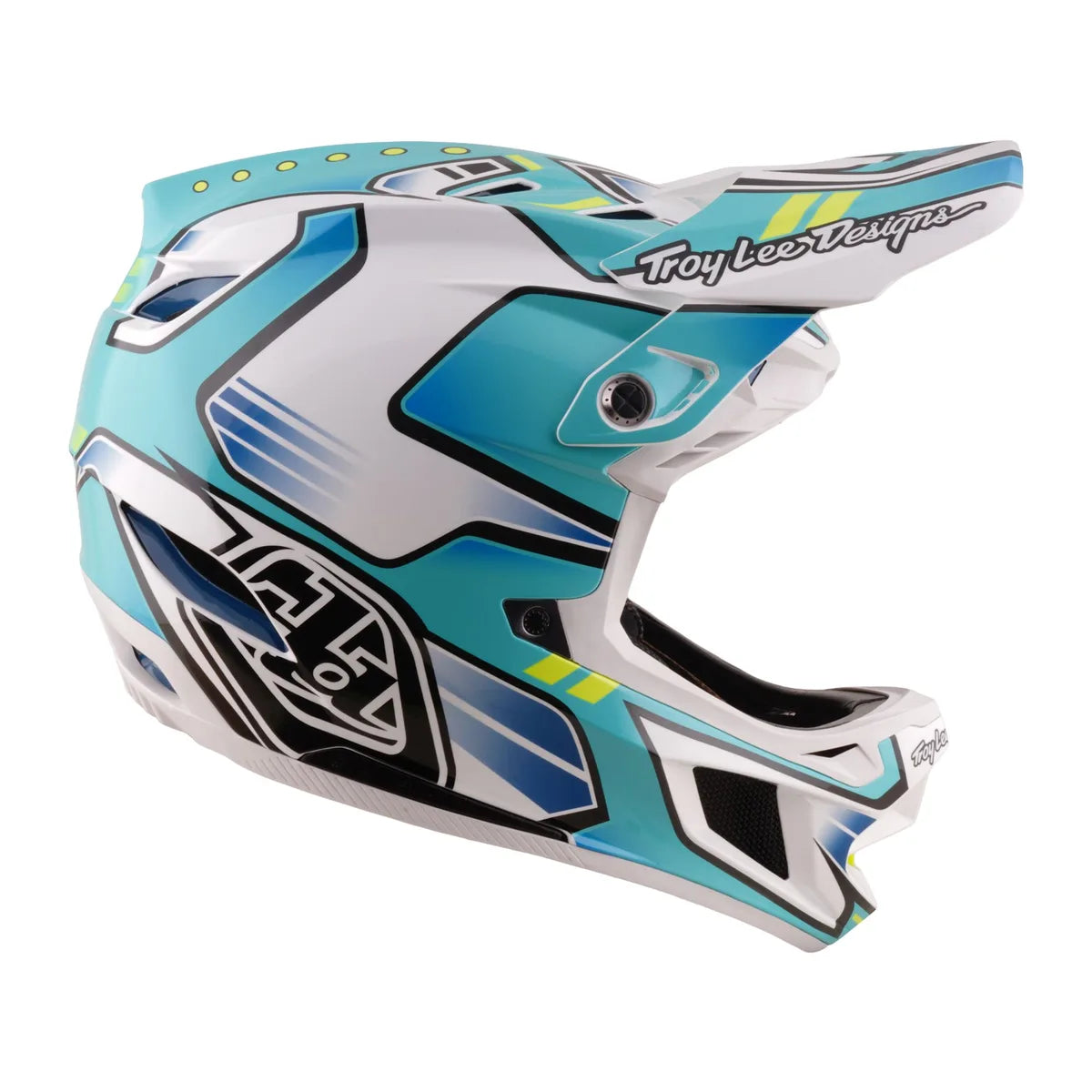 Casque composite TROY LEE DESIGNS D4 MIPS - Crest Real Teal, 14001700