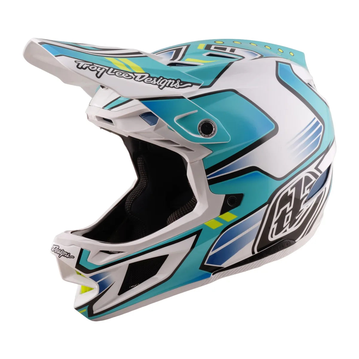 Casque composite TROY LEE DESIGNS D4 MIPS - Crest Real Teal, 14001700