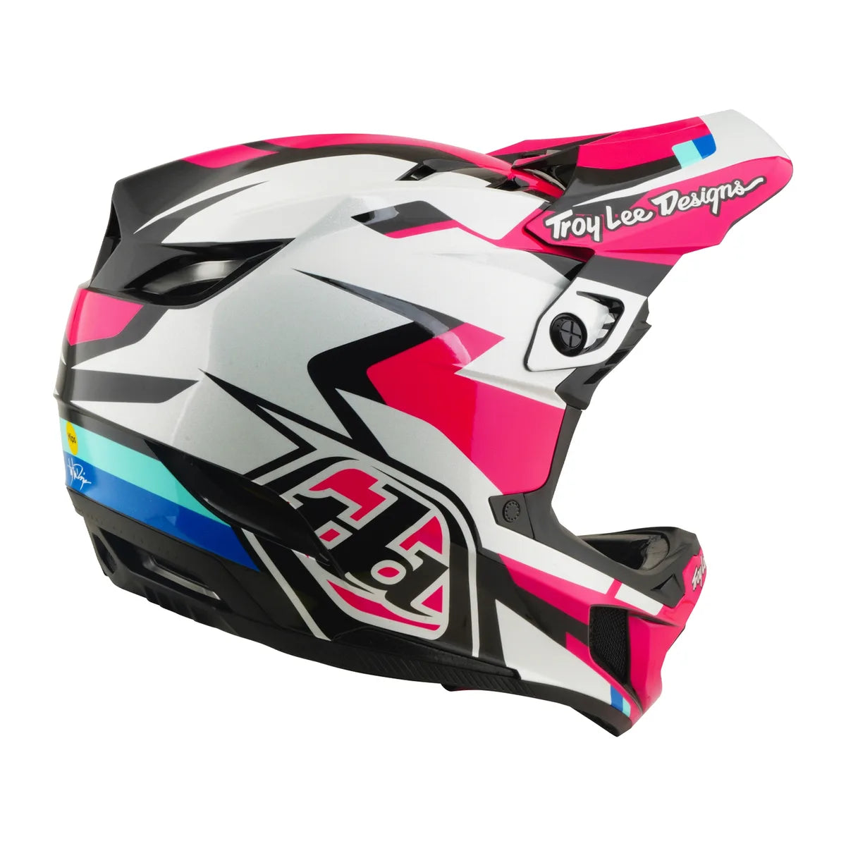 TROY LEE DESIGNS D4 Polyacrylite MIPS Helmet - Roamer Magenta, 17404301