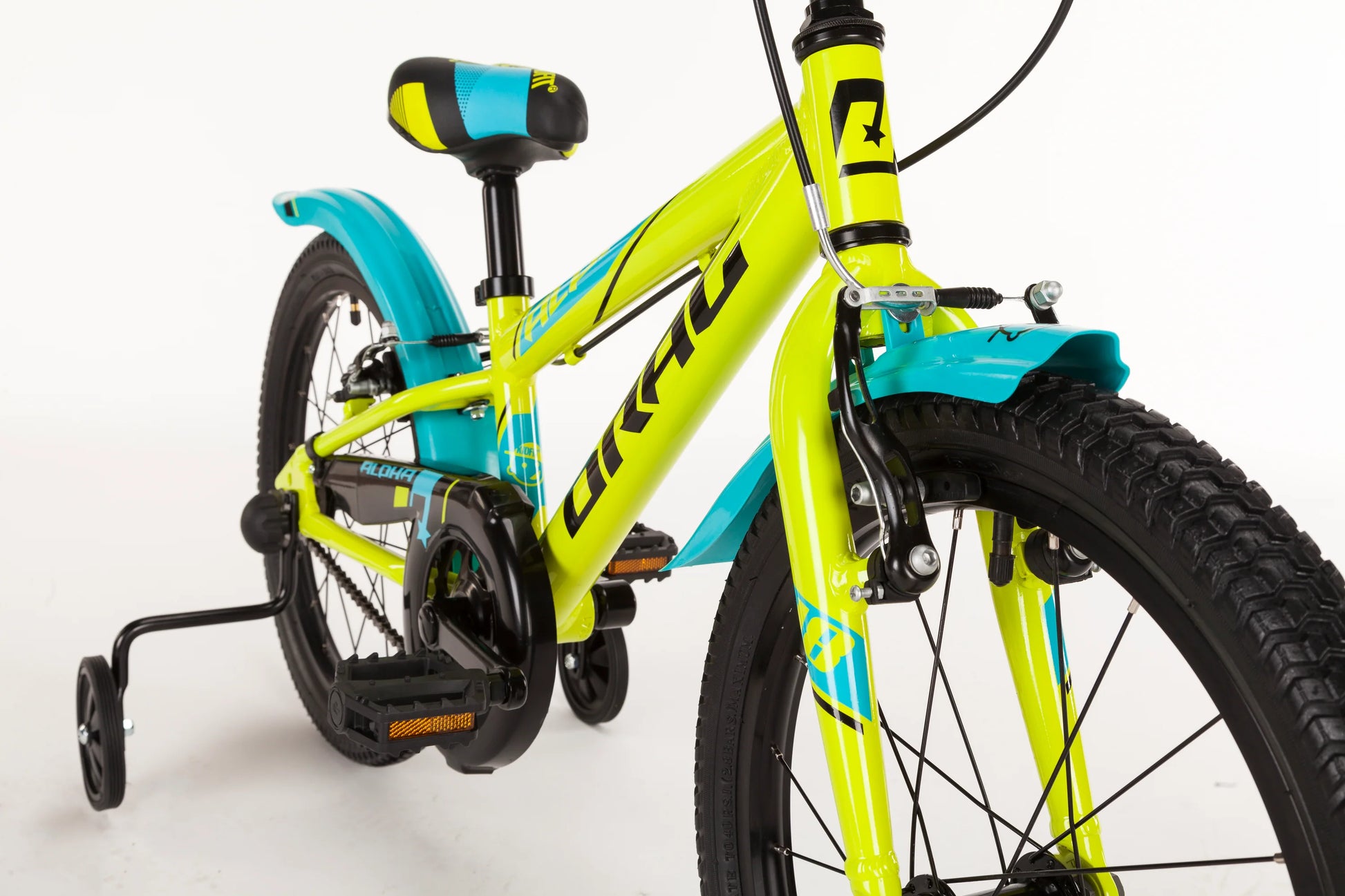 DRAG ALPHA 18 kids bike - neon - DRAG - Evelostore