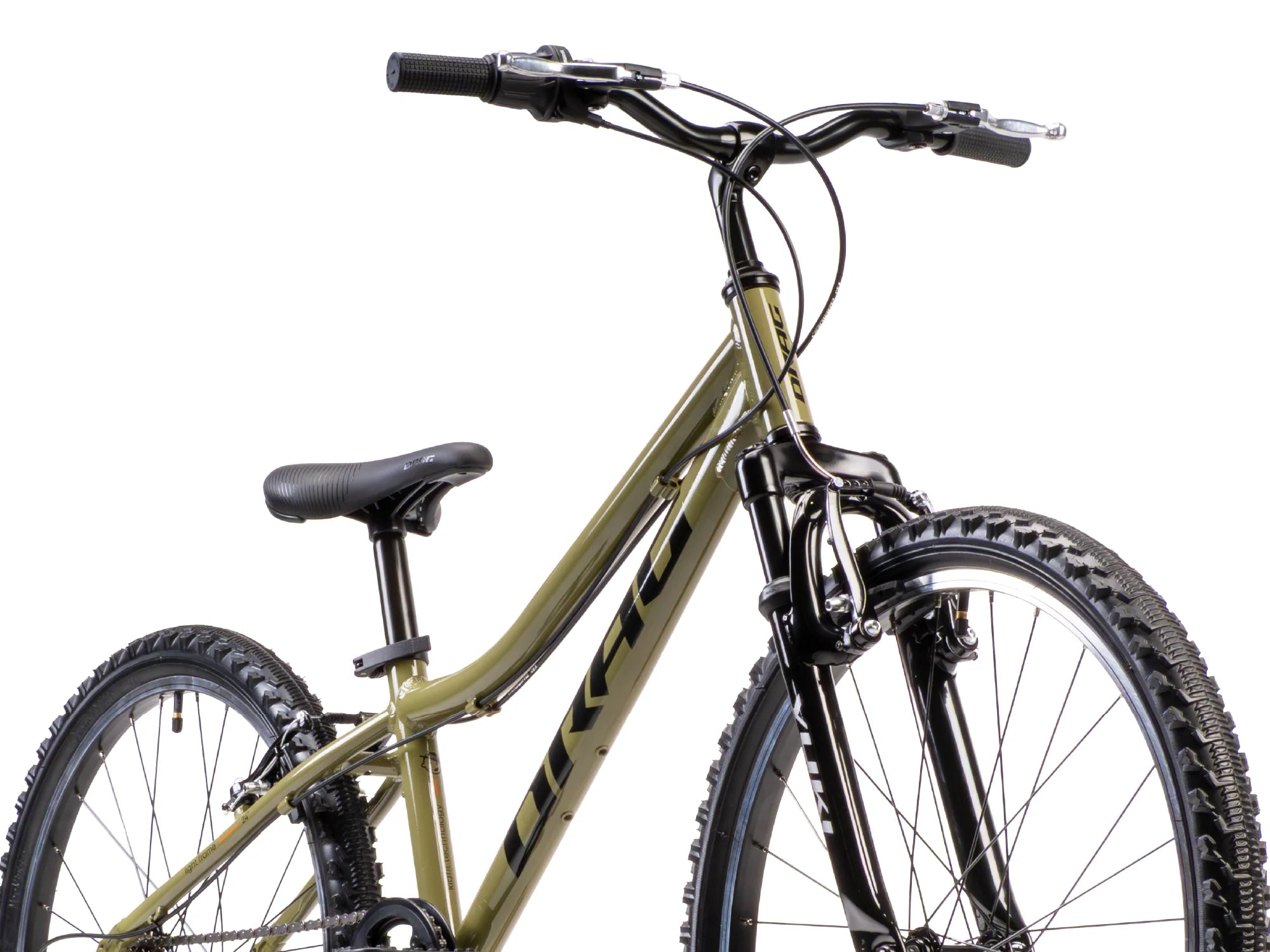 DRAG YUKI 24 vaikų dviratis – žalia/juoda