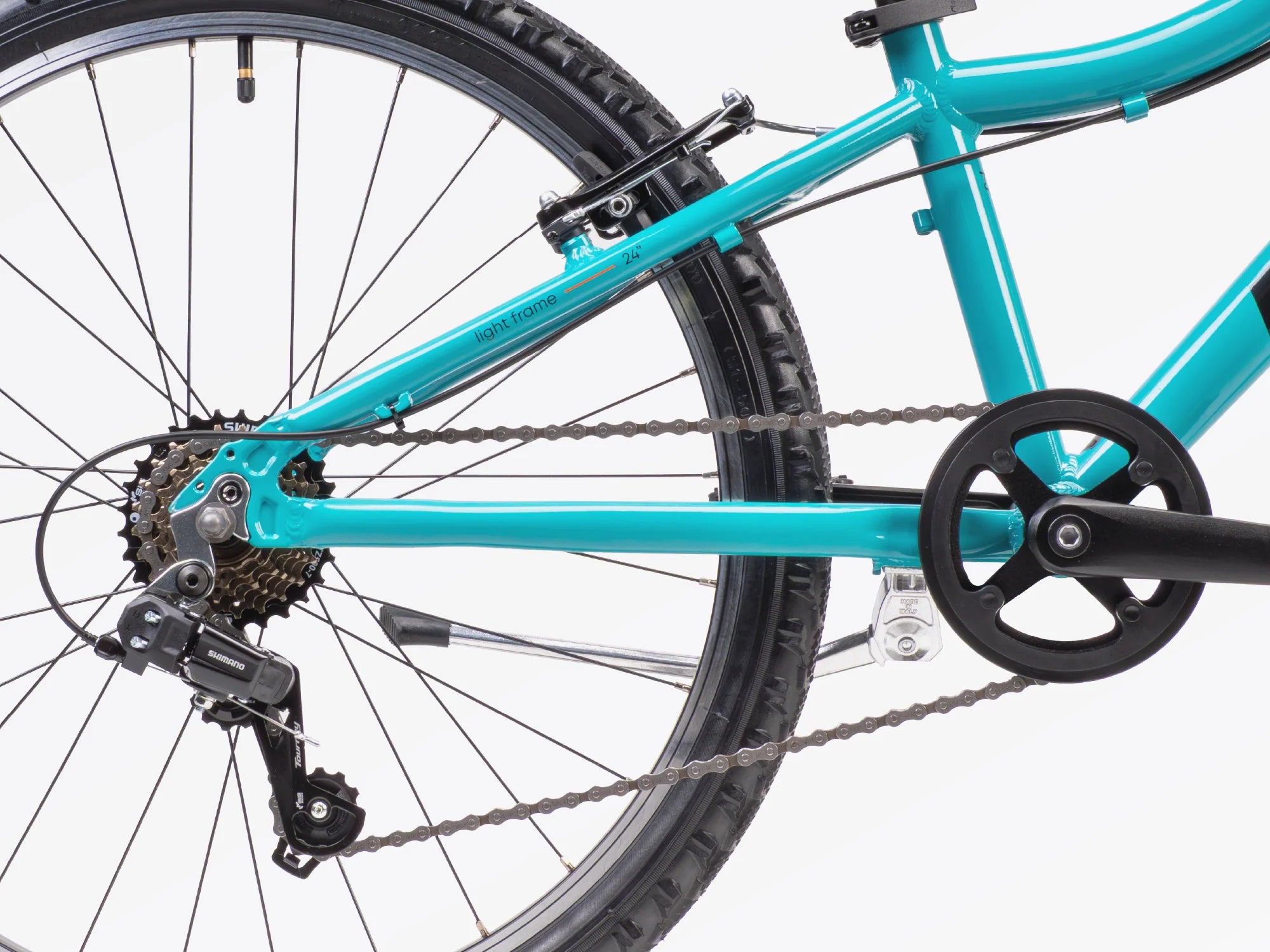 Bicicleta infantil DRAG YUKI 24 - turquesa