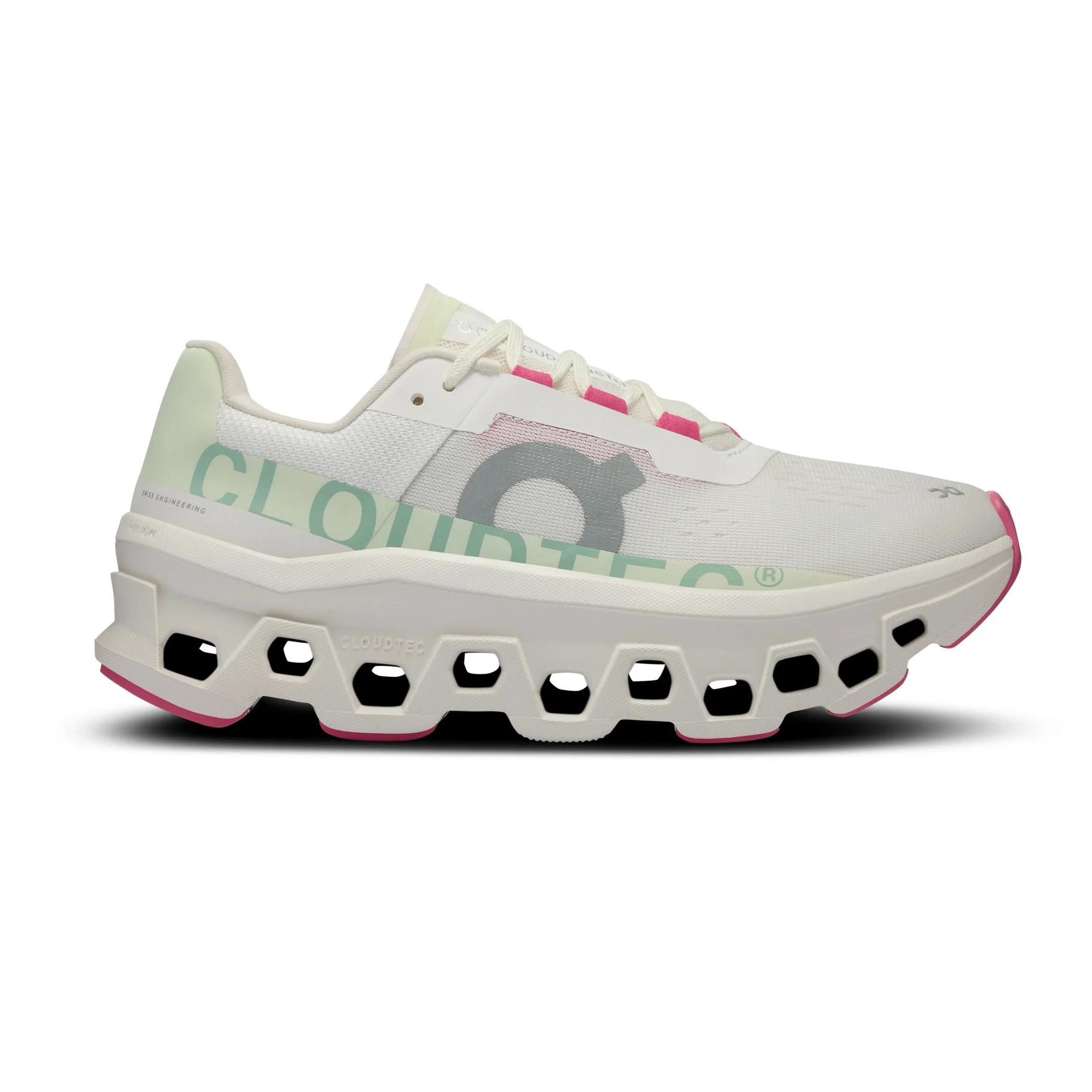 ON CLOUDMONSTER W Skriešanas apavi - balti/rozā