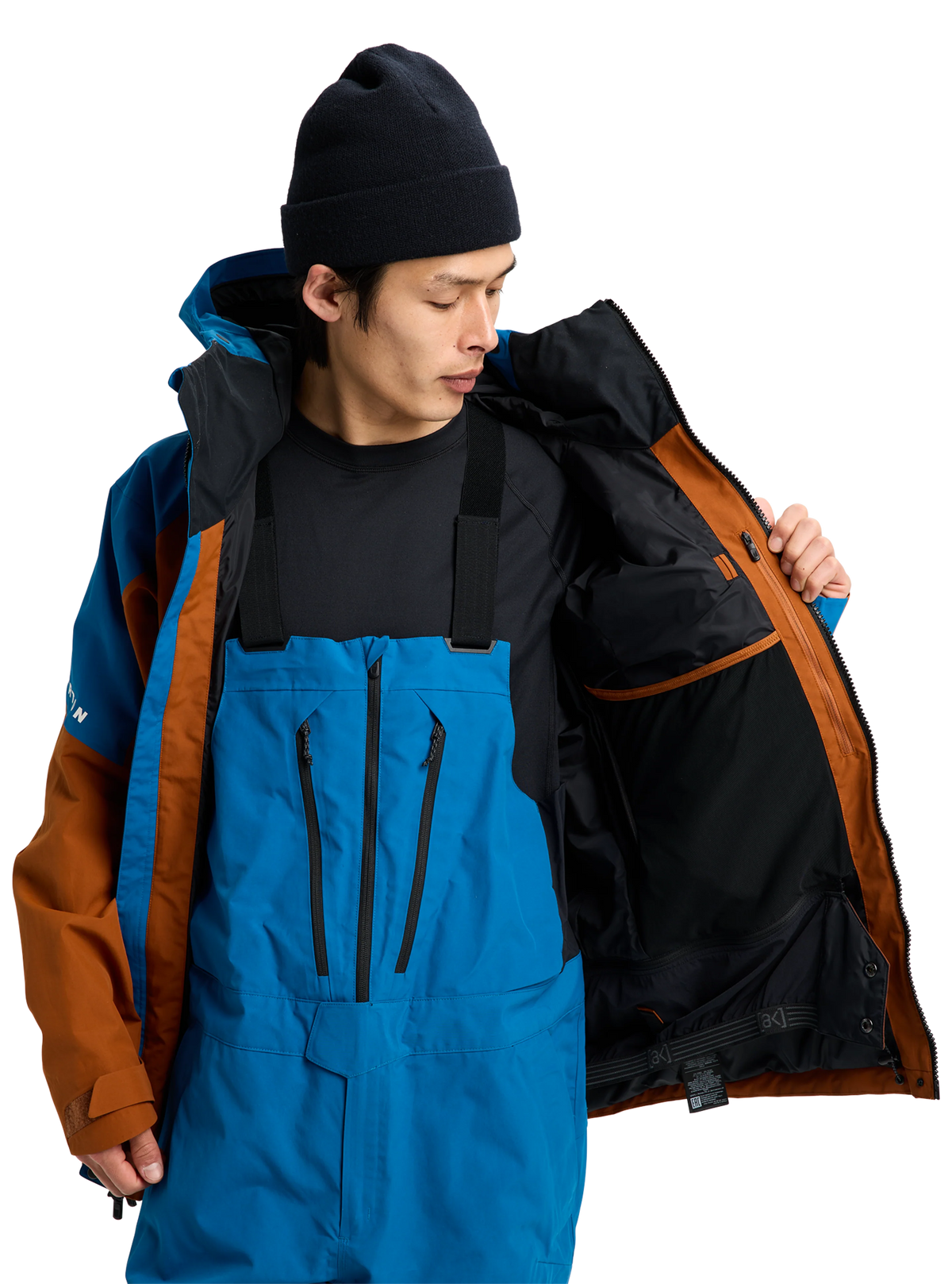 BURTON [ak] CYCLIC GORE-TEX 2L Men's Jacket - Chestnut Brown / Blue Teal
