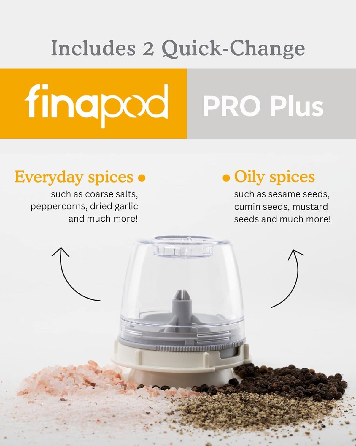 FINAMILL electric spice grinder, rechargeable - sangria - FINAMILL - Evelostore