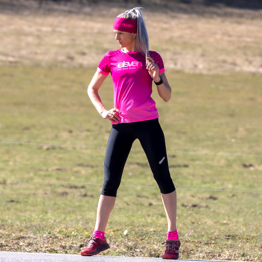 ELEVEN SPORTSWEAR Stirnband AIR RUN TEAM pink