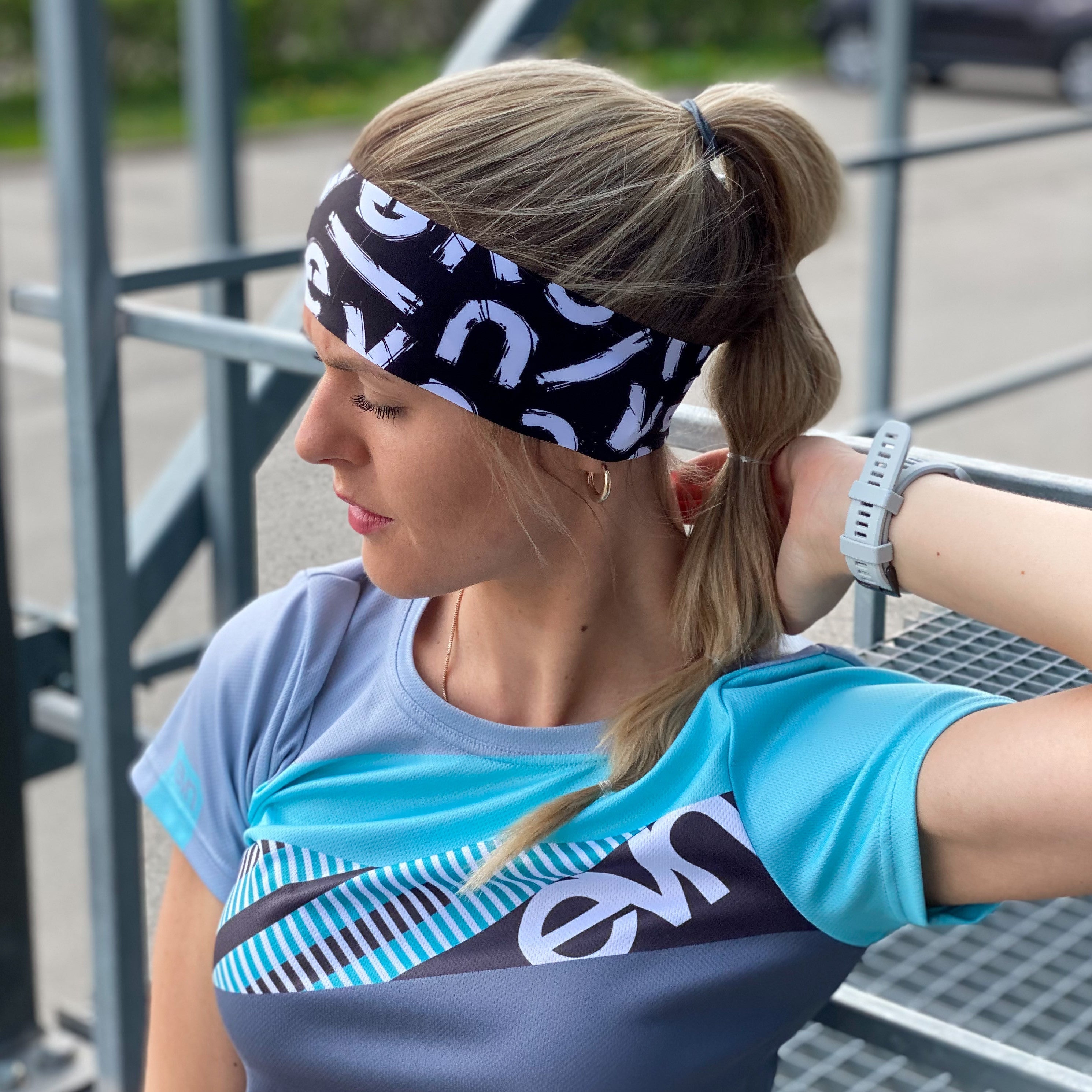 ELEVEN SPORTSWEAR Stirnband Sommer Lett schwarz