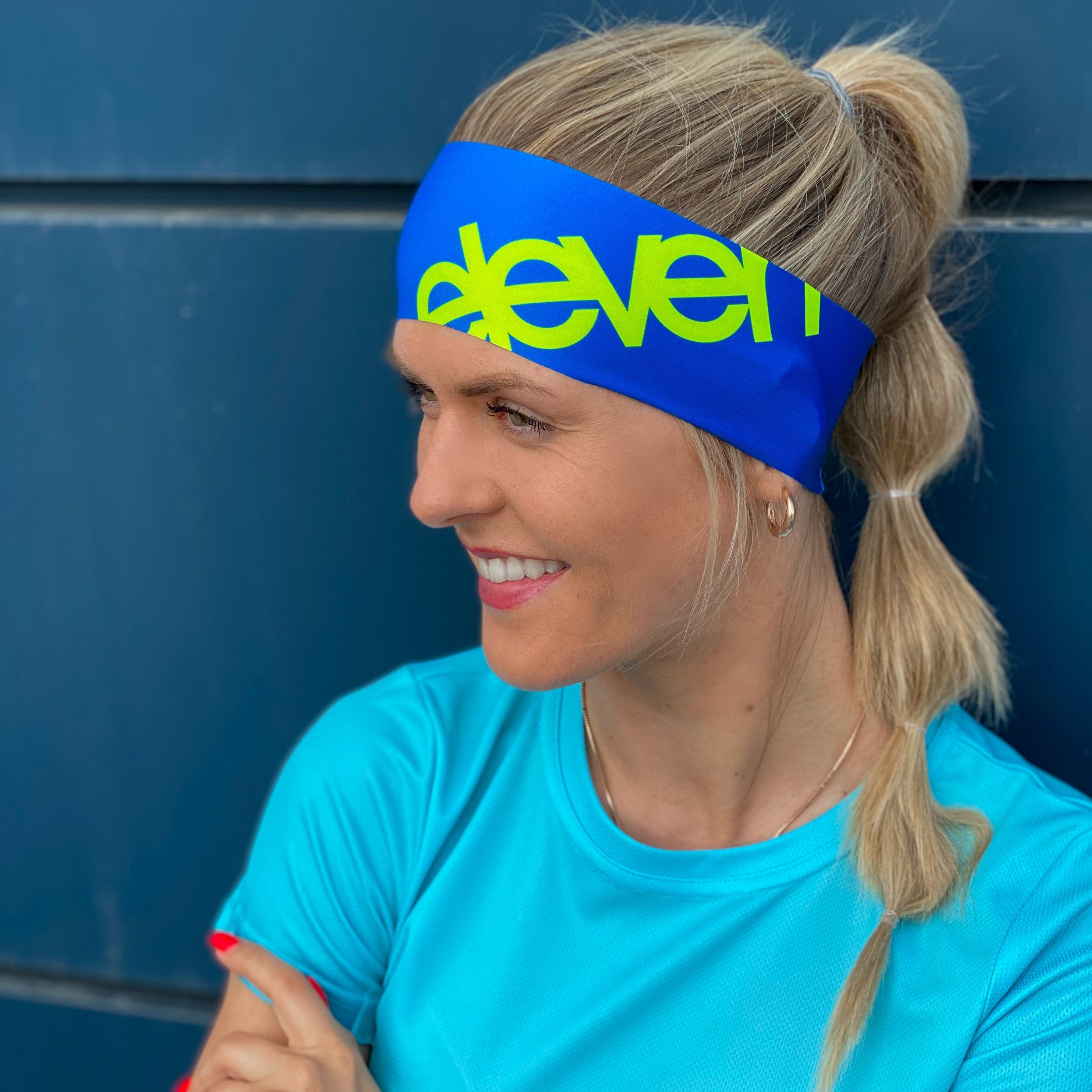 ELEVEN SPORTSWEAR Stirnband Sommer Farbverlauf Blau
