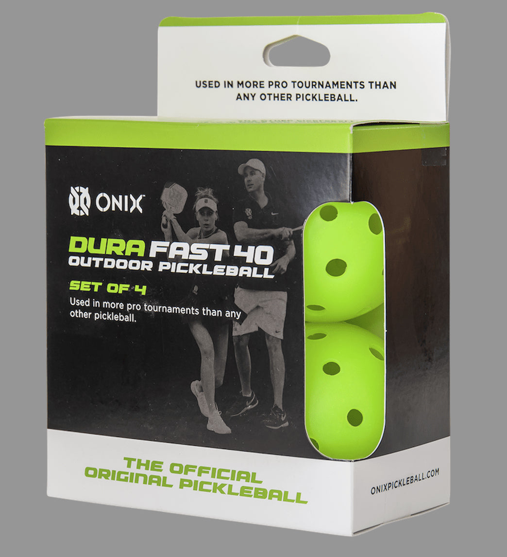 ONIX DURA FAST - 40 pickleballs 4 pack - neon green - ONIX - Evelostore