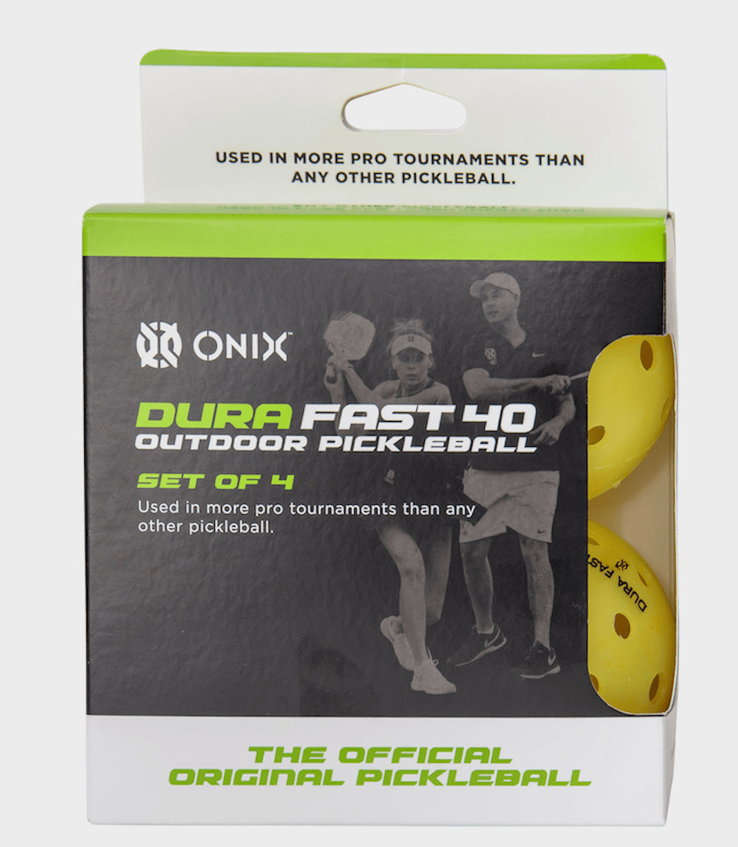 ONIX DURA FAST - 40 pickleballs 4 pack - yellow - ONIX - Evelostore