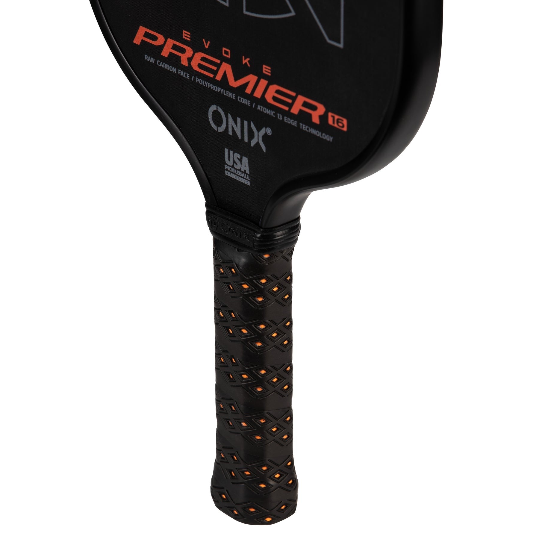 ONIX EVOKE PREMIER PRO RAW CARBON FIBER PICKLEBALL 16 paddle - black - ONIX - Evelostore