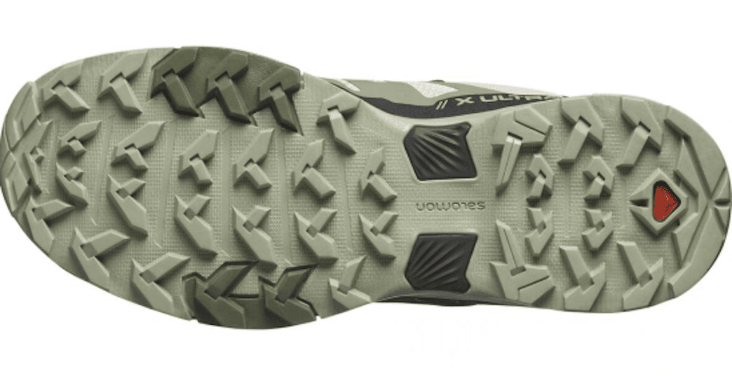 SALOMON X ULTRA 4 W hiking boots - grey/green/black - SALOMON - Evelostore