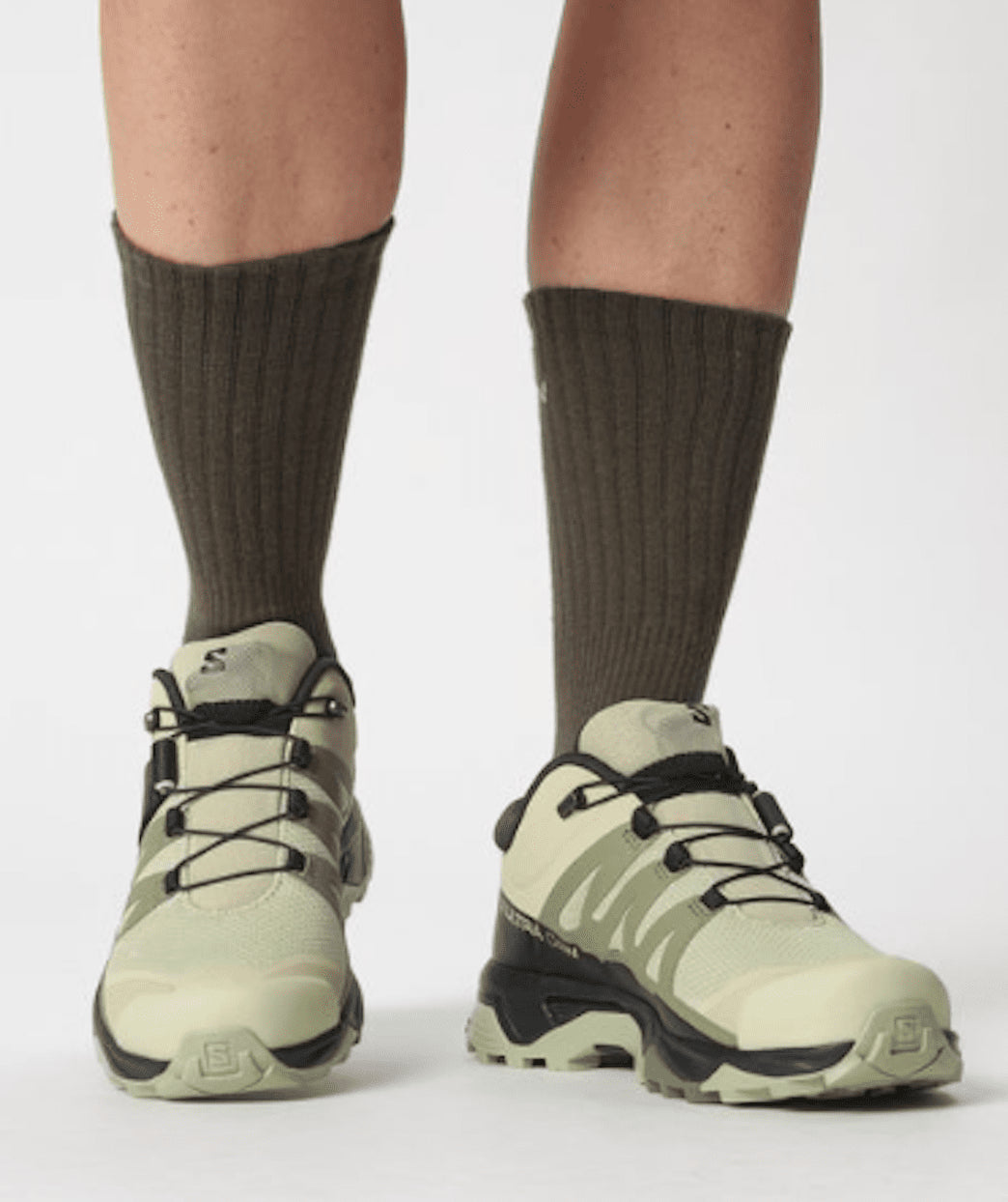 SALOMON X ULTRA 4 W hiking boots - grey/green/black - SALOMON - Evelostore