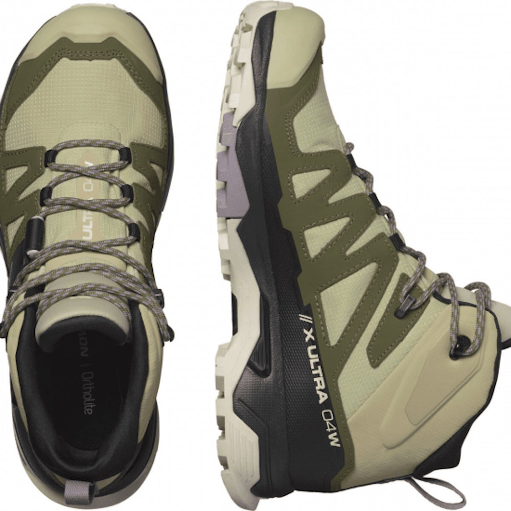 SALOMON X ULTRA 4 MID GTX W hiking boots - green - SALOMON - Evelostore