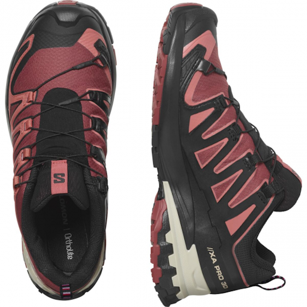 SALOMON XA PRO 3D V9 GTX W trail running shoes - black/red