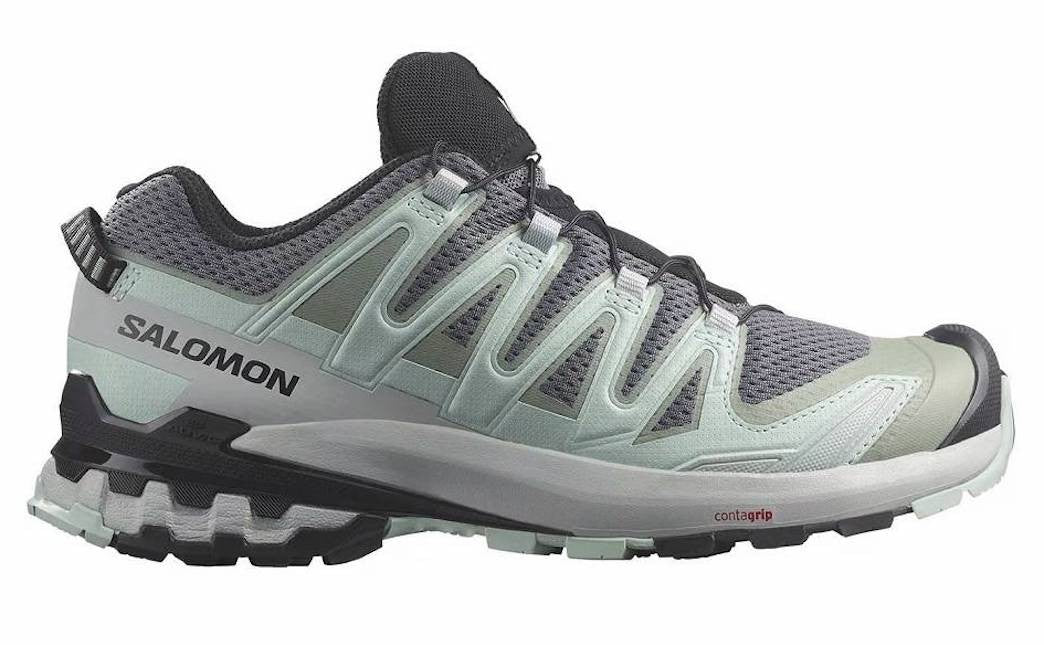 SALOMON XA PRO 3D V9 W polkujuoksukengät - vaaleansininen/vihreä/harmaa